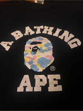 A Bathing Ape (BAPE) New Multi Camo College Tee
